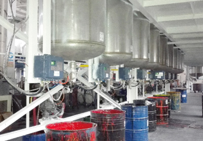 在油漆調(diào)色配料系統(tǒng)中的應(yīng)用