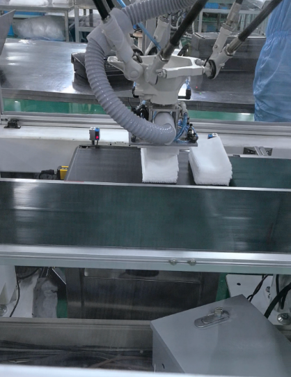 機(jī)械手抓取紗布